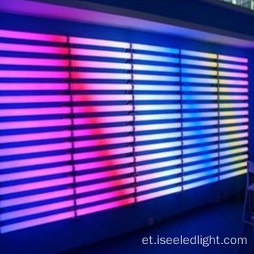 DMX -värviline lineaarsed toruvalgustid fassaadi valgustus